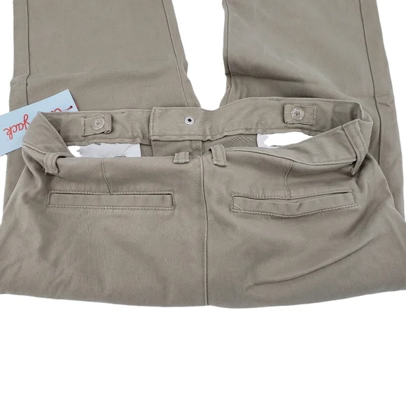 NWT Cat & Jack Boys School Uniform Pants Size 10 Husky Four Pack Vintage Khaki - Picture 6 of 8
